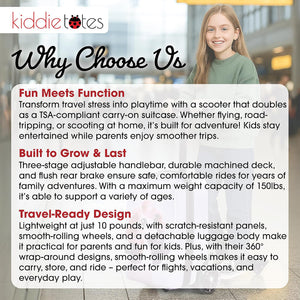 Elmo 4-in-1 Detachable Scooter Luggage