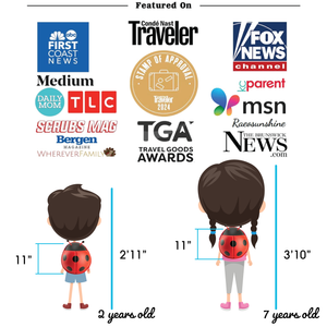 Kiddietotes Ladybug Backpack