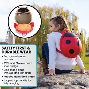 Kiddietotes Ladybug Backpack