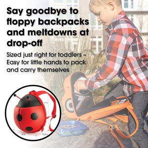 Kiddietotes Ladybug Backpack
