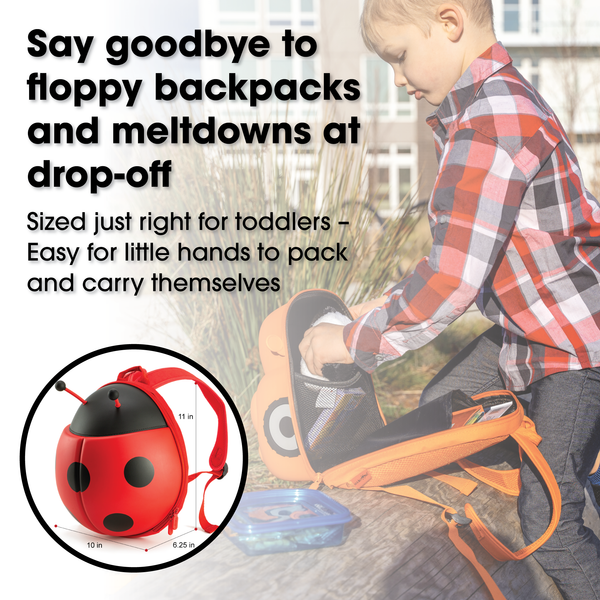 Kiddietotes Ladybug Backpack