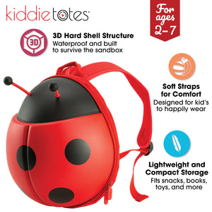 Kiddietotes Ladybug Backpack
