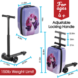 Unicorn 4-in-1 Detachable Scooter Luggage