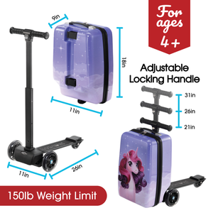 Unicorn 4-in-1 Detachable Scooter Luggage