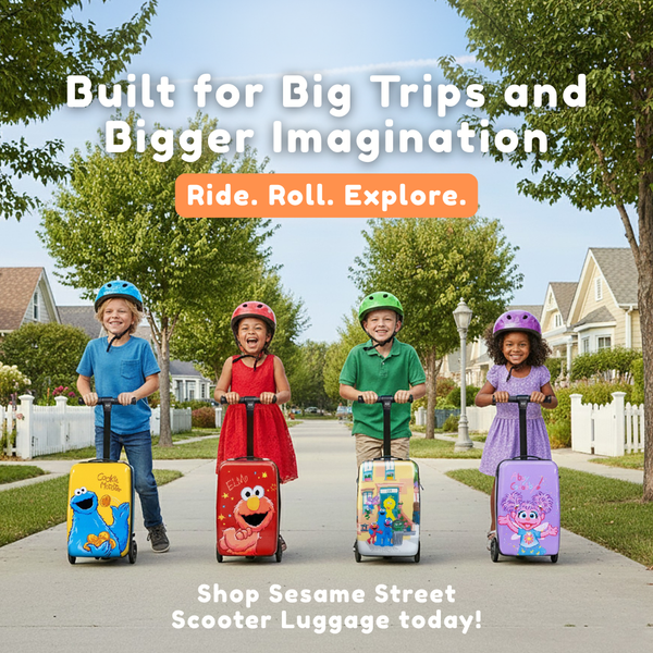 Elmo 4-in-1 Detachable Scooter Luggage