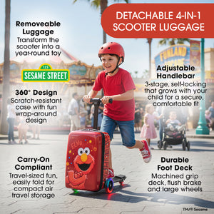 Elmo 4-in-1 Detachable Scooter Luggage