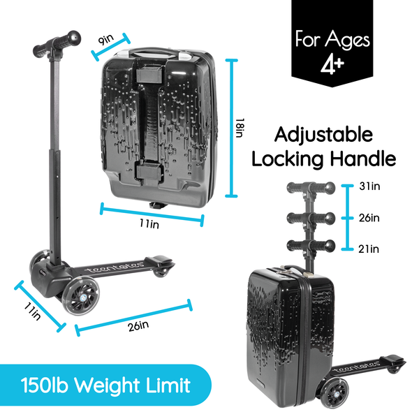 Drip 4-in-1 Detachable Scooter Luggage