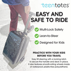 Graffiti 4-in-1 Detachable Scooter Luggage